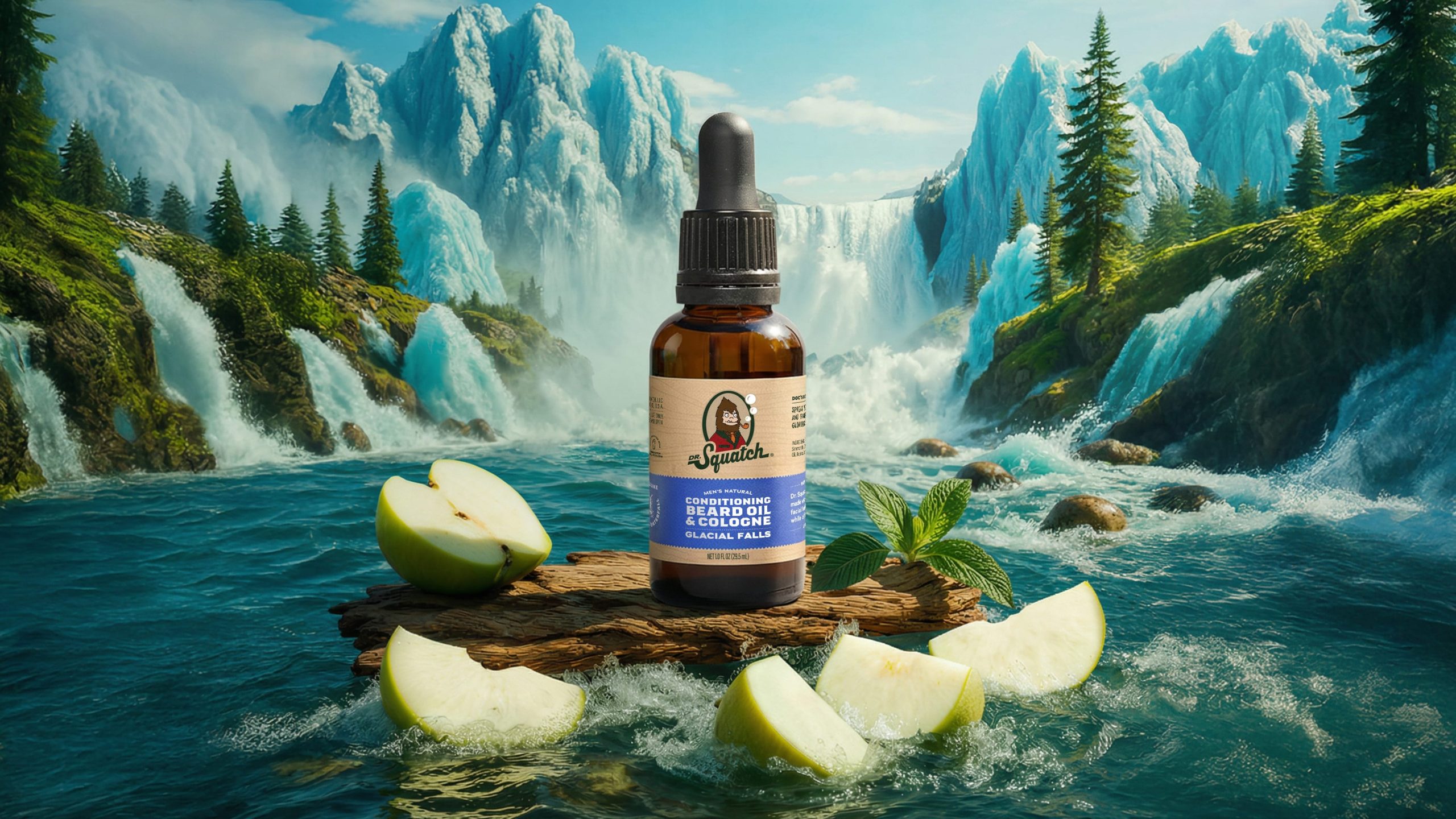 Conditioning Beard Oil & Cologne Glacial Falls - Image 2