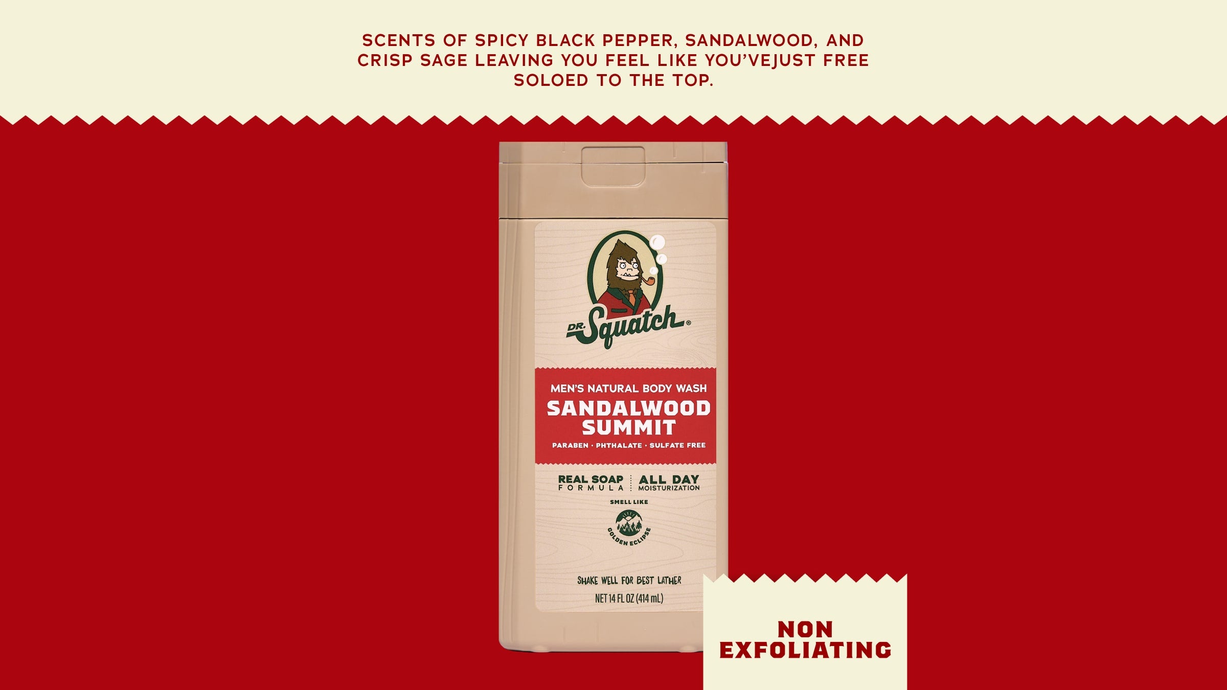 14 oz Sandalwood Summit Body Wash - Image 5